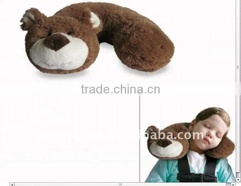 Travel Buddies Plush Children's Neck Pillow - Giraffe