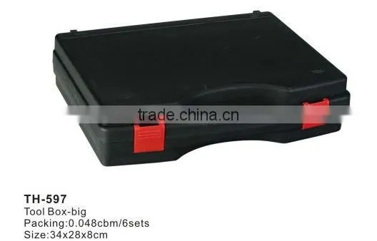 plastic general tool box with compartments