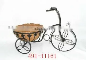 3D metal bicycle plant holder