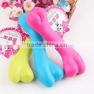 Spot wholesale pet small dumbbell sound Amoy vinyl dumbbell 11CM