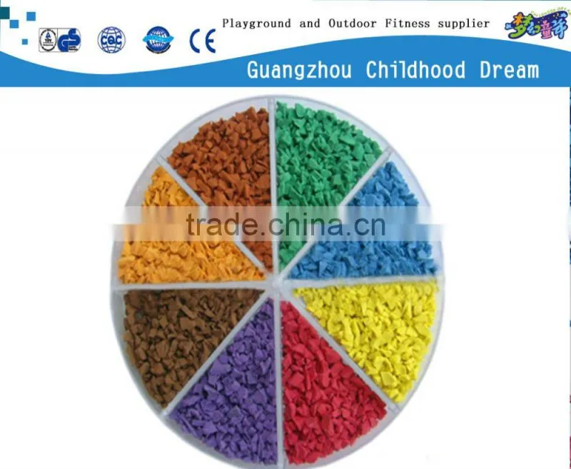 (EP-08) kids playground EPDM flooring EPDM synthetic rubber/ EPDM color rubber granule