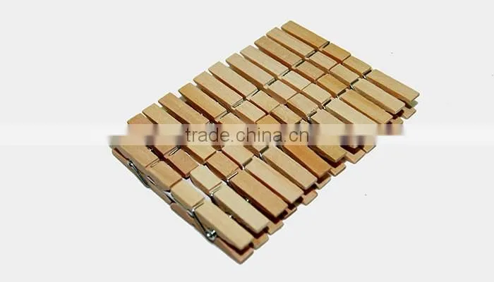 100% new material decorative peg of mini wooden clothes clip