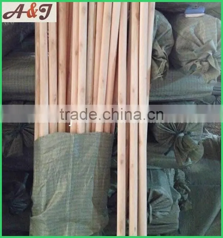 120*2.8cm Natural Round Wooden Handle with Tapered Tip