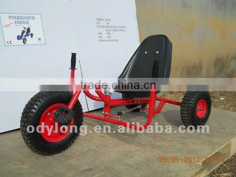 China wholesale cheap go kart metal frames three wheels wheel barrow go kart HD001