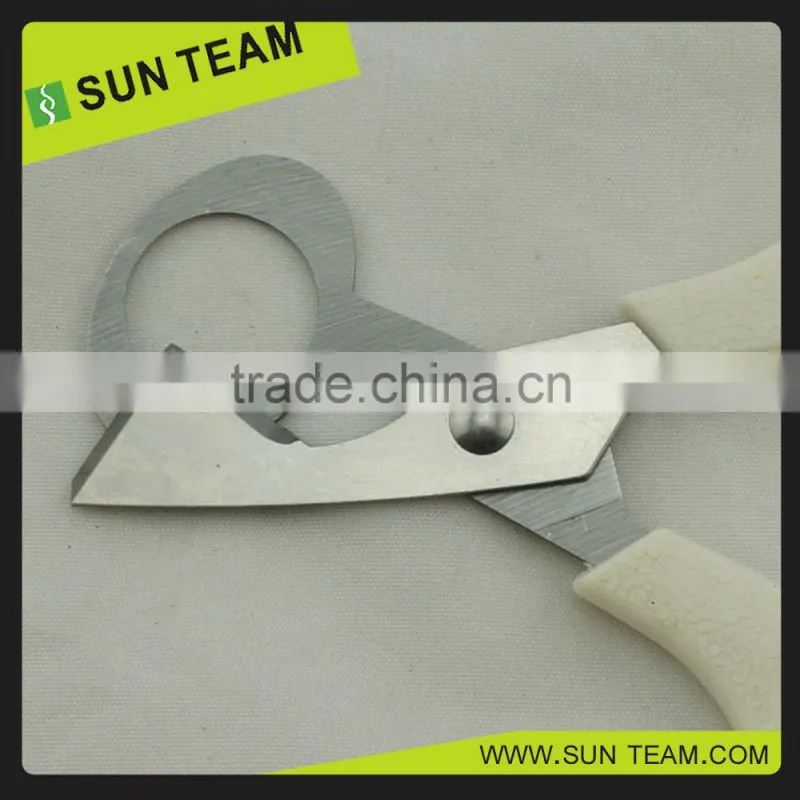 SK019 7-3/4" stainless steel quail egg scissors serrated edge scissors