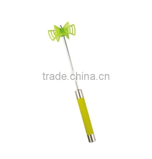 E06-R1 Wholesale Plastic Whisk Egg Beater Whisk Rotary Turbo Whisk