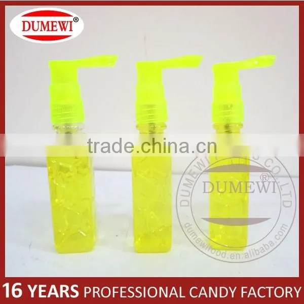 Halal Square Bottle Sour Fruit Liquid Spray Candy Drink