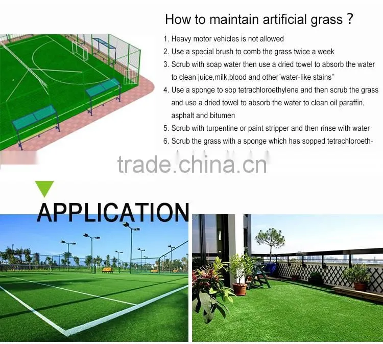Artificial grass car mat carpet