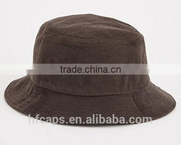 Plain Bucket Hat/Custom Corduroy Hats/Corduroy Bucket Hat