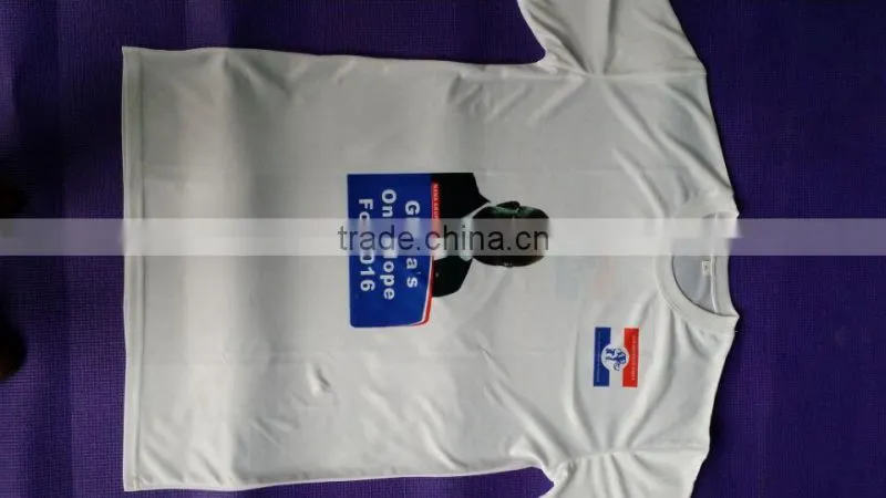 Customed full color printing 100 polyester election tshirts in good design