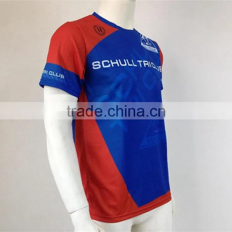 Fashion custom Economic Best Quality sublimation t shirts running design wholesale leisure Tech Tee