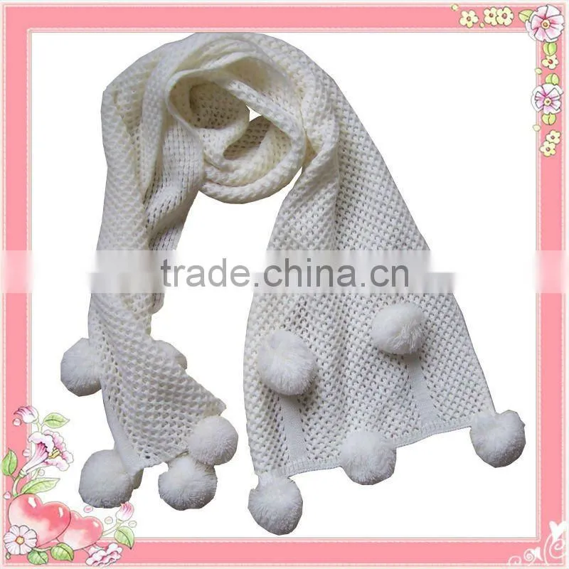 factory directly sell winter knitted and warm fashion scarf
