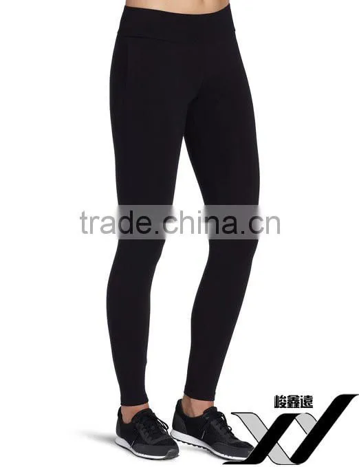 2015 hot fashion basic women's long fitness leggings