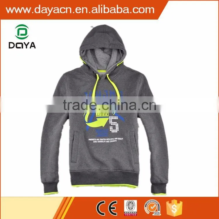 Customn hot sale fashion men's sport fleece hoody