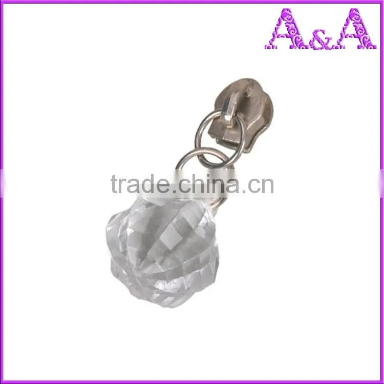 #3 fancy nylon zip slider with big diamondN/L