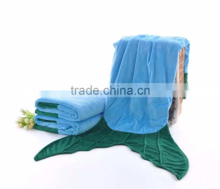 Kids Super Soft Fleece Mermaid tail Sleeping Bag