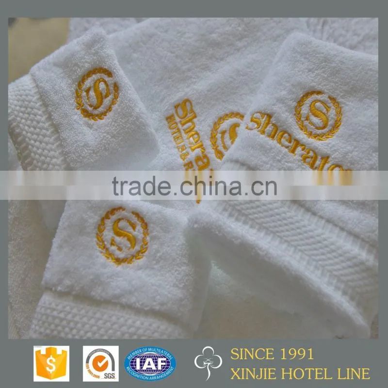 luxury High quality 5 star hotel towel set for hotel