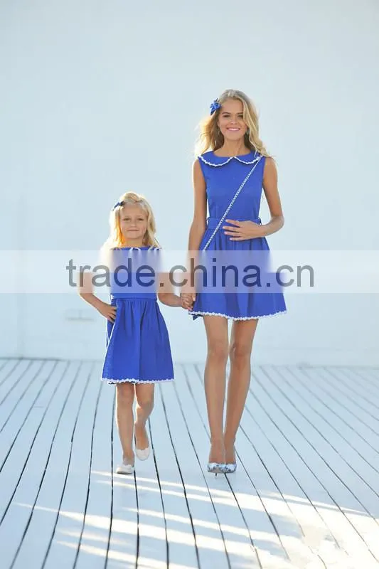 Stylish Ruffle mother and child matching outfit mother and me fancy maxi dress matching flamenco dresses