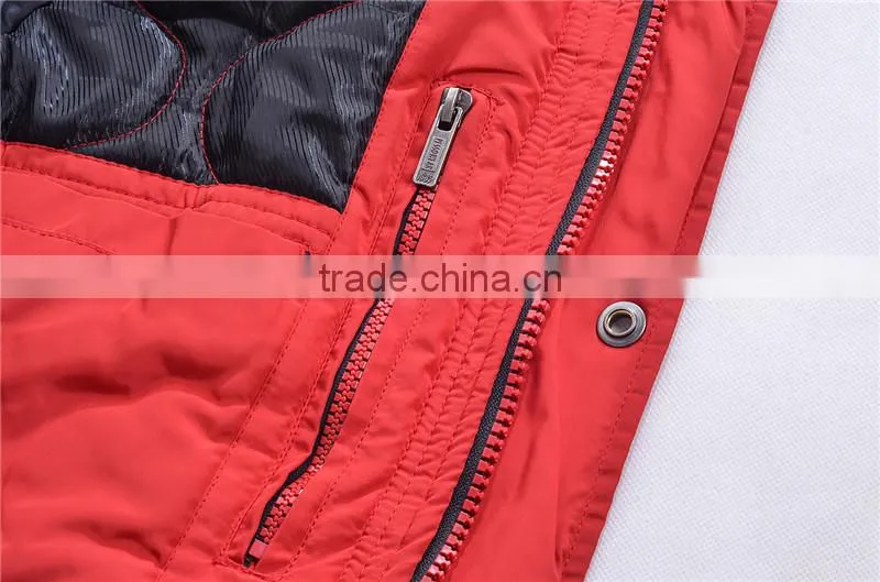 waterproof and windproof mens' padded winter super warm jacket