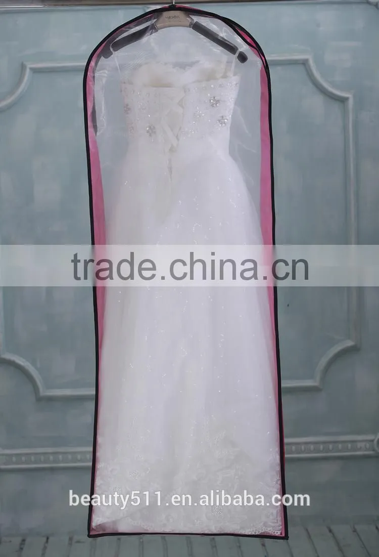 custom printed wedding dress garment bag wholesale wedding dress cover bag dust bag for dresses WB08