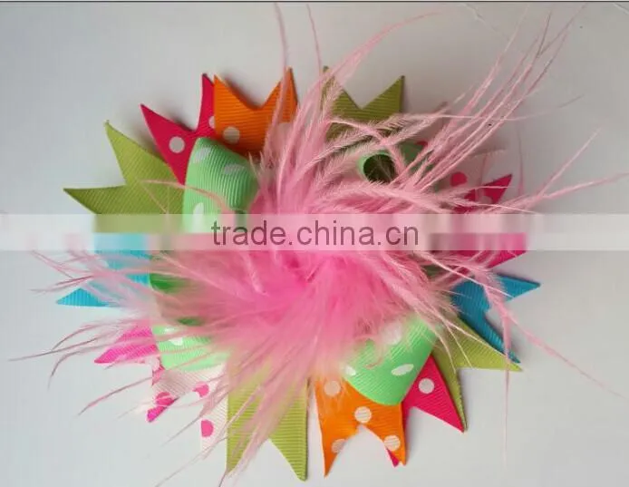 headband with fabric flower multicolor headmade flower head bows flower