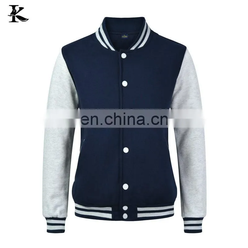 Fashion Design Custom Looped Or Fleece Man Jacket,Custom Varsity Jackets