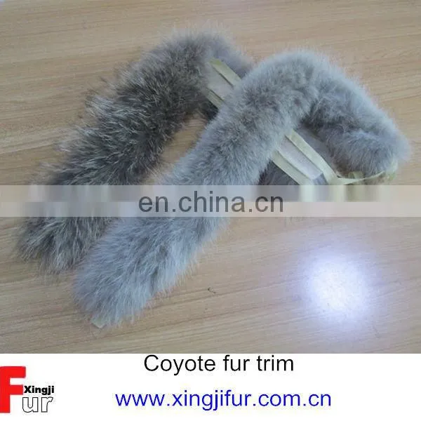 Wholesale real coyote fur trim