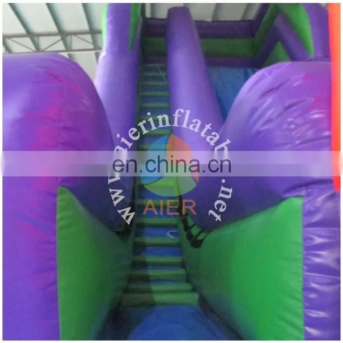 Hot sale long outdoor inflatable slide/ inflatable water slide clearance for child and adult
