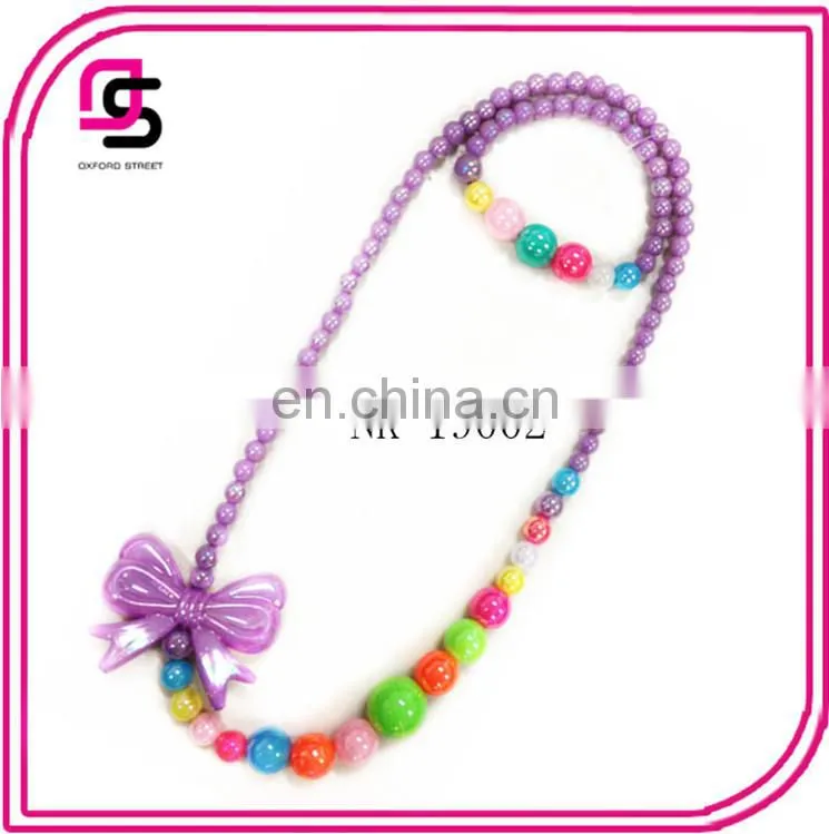 2015 Wholesale Fashion Necklace And Bracelet Jewelry Set For Children