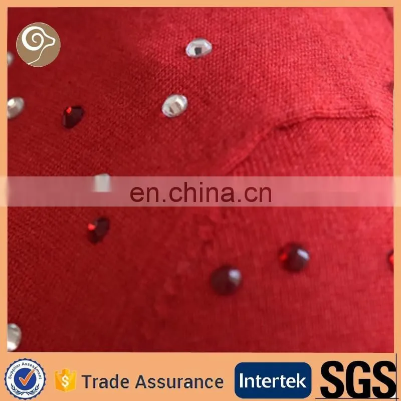 Women wholesale with beading cashmere knit sweater