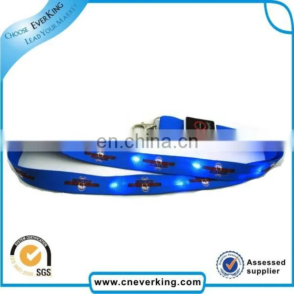 wholesale fluorescent in the dark lanyard for exhibition souvenior gifts