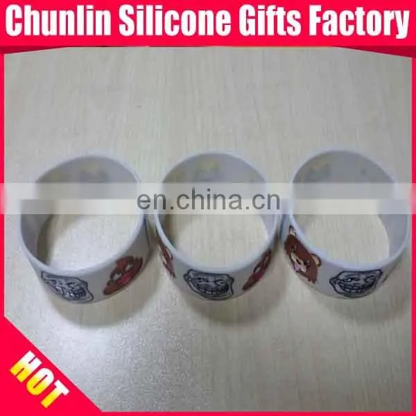 ink filled silicone wristband , promotional gift