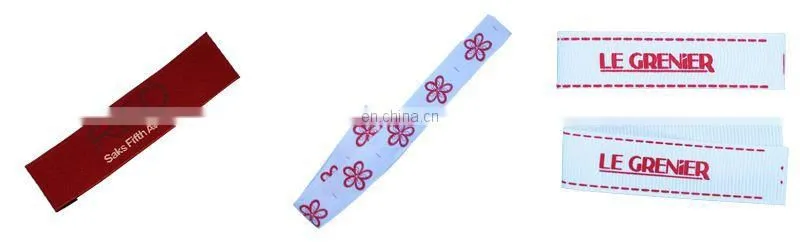 custom logo printed tags