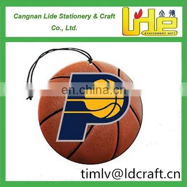 Indiana Pacers basketball NBA teams paper air freshener vanilla aroma perfume
