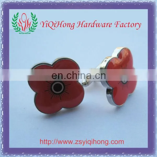 custom squareness enamel cufflinks