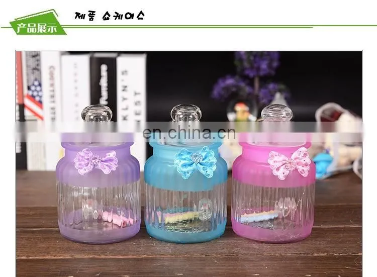 led light glass bottle with secret paper note bow knot colored wishing bottle with charms lucky glass bottle cork