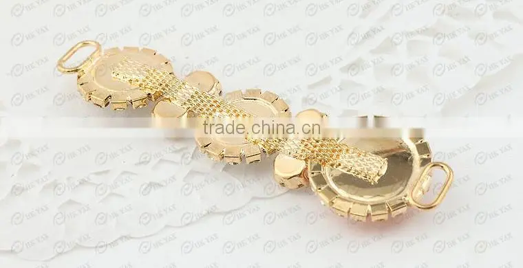 W0409 hotfix rhinestone mental trim,heat transfer mental trim,iron on mental trim