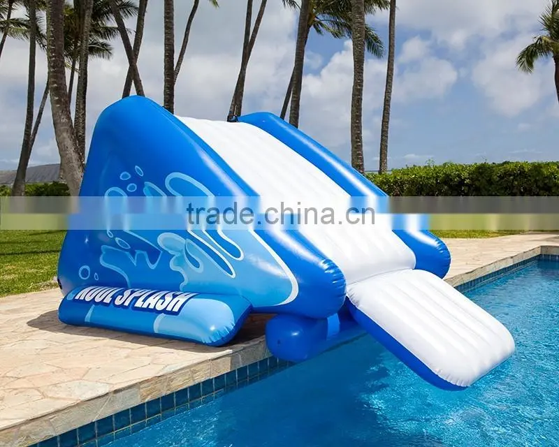 Giant inflatable water slide for outdoor activities