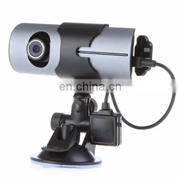 2.7 inch display screen Dual Camera Dash Cam Car DVR with GPS Video Camcorder