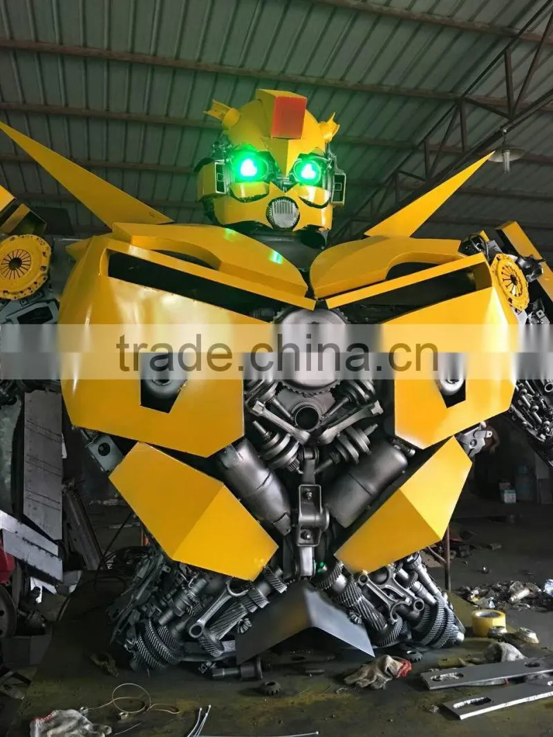 Large Modern Famous Arts Iron Sculpture for Outdoor decoration 6 meters high Bumblebee