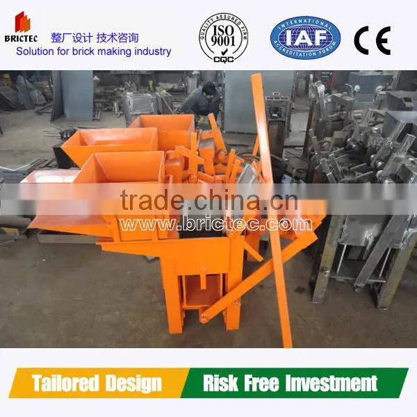 Factory direct easy operate cheap concrete block machine