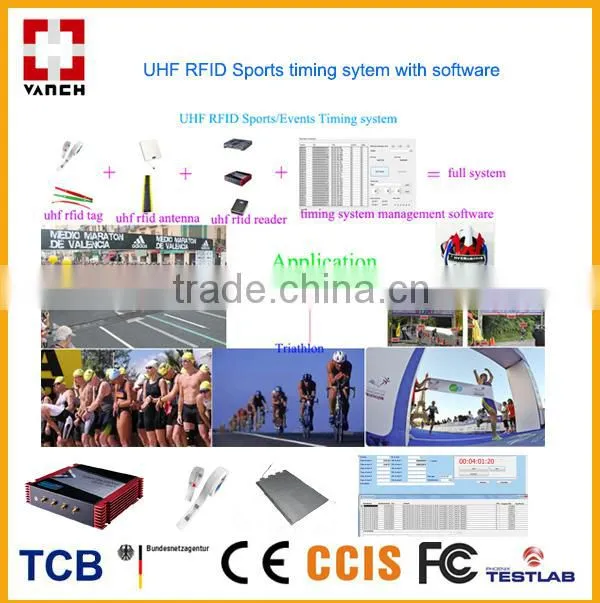 VANCH RFID Race Timing system/racing/marathon/swimming/GO Kart