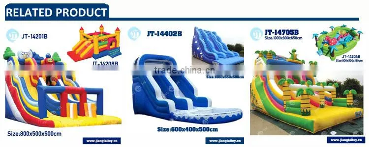 JT-14104B park giant inflatable slide bounce for sale