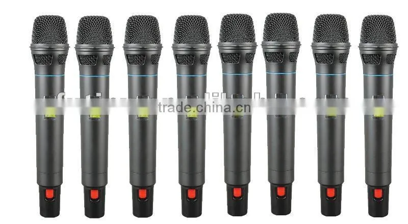 OK-8 PLL 8 channels wireless microphone