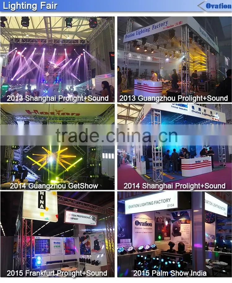 Led moving head spider light RGBW narrow beam smooth linear dimming