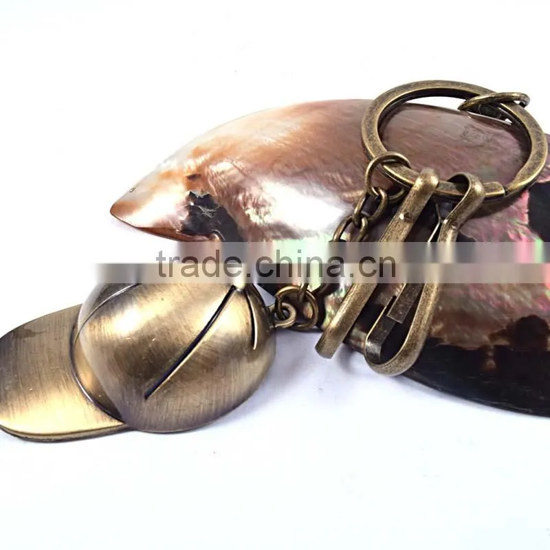 alibaba china supplier christmas keychain cap wire keychain