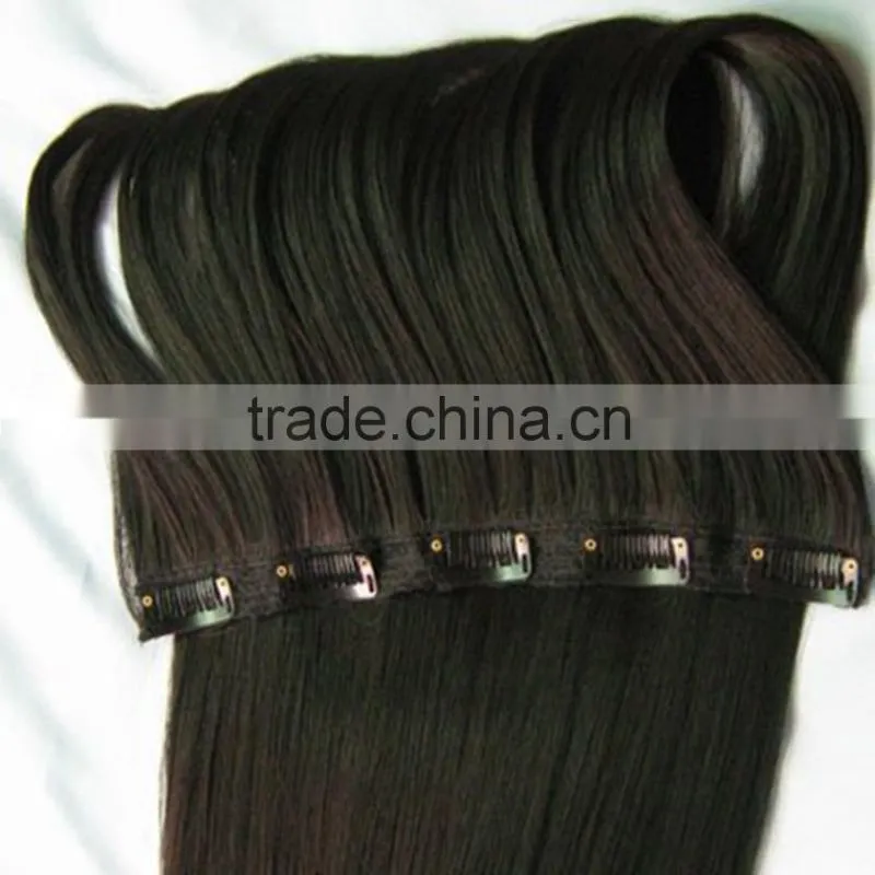 European 100% remy clip in hair sample welcomed