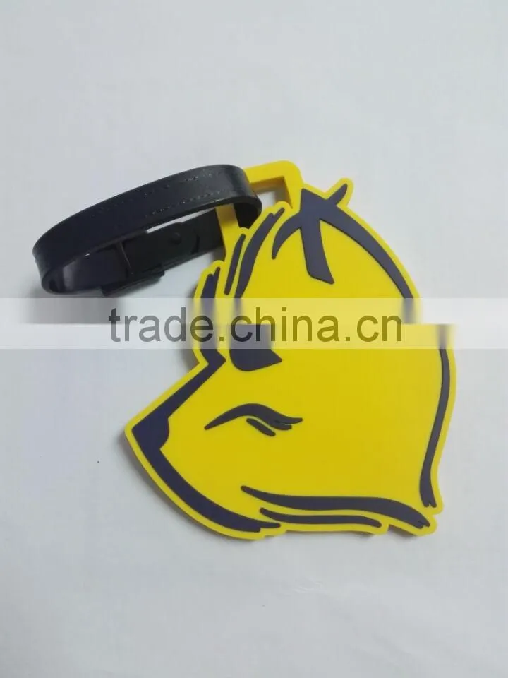 2016 custom pvc wedding favor luggage tag