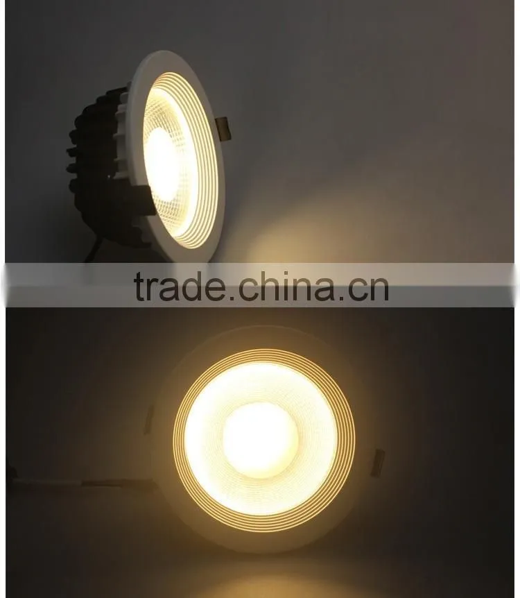 Classical design Direct selling cob led downlight dimmable led downlight led recessed mounted downlight 25w