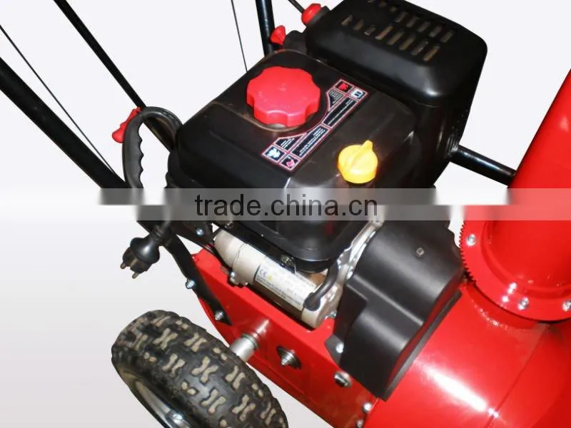 QCW-265EP Gas mini snow thrower with CE approval/garden clean tools
